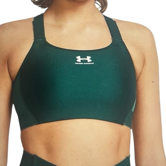 NWT Under Armour Women's Green Sports Bra - Picture 1 of 6